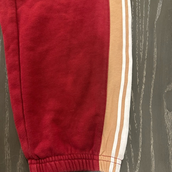 Fabletics Red and Tan Baggy Sweats - Picture 2 of 5